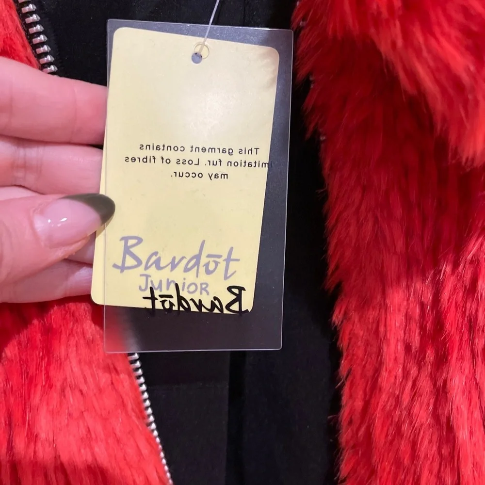 Bardot Junior Girl's Queenie BomberJacket (Big Kids) Size 14 NWT Bloomingdale’s - Picture 6 of 8
